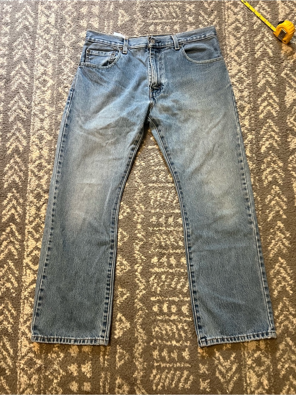 Levi's Light Blue Straight 517 Jeans 34X29 (ZZ104) - Picture 1 of 9